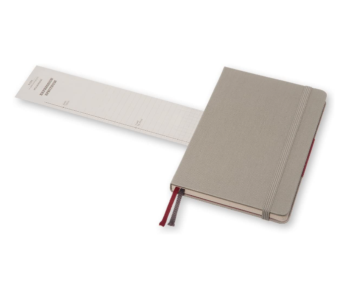 Moleskine 144 Pages Medium Two Go Textile Hard Cover Notebook - Ash Grey 4 in UAE