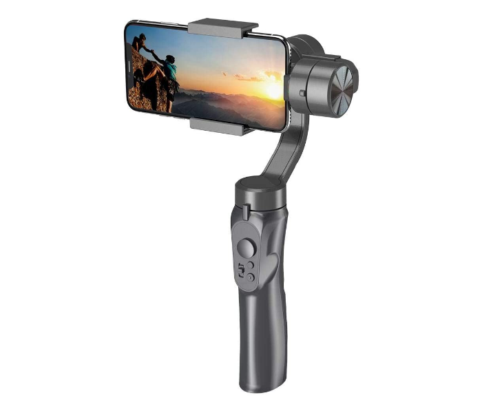 Gosmart 3-Axis Gimbal Handheld Stabilizer for Smartphone - Black 1 in UAE