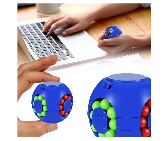 Magic Puzzle Bean Cube Hand Spinner Ball Toy 3 in UAE
