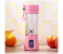 Portable Rechargeable Juice Blender with 6 Stainless Steel Blade - Pink 5 in UAE