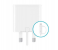 HeatZ ZA217 Single Port Home Charger with Micro USB Cable Plus Type C Cable Fast Charging Adapter - White 1 in OMAN