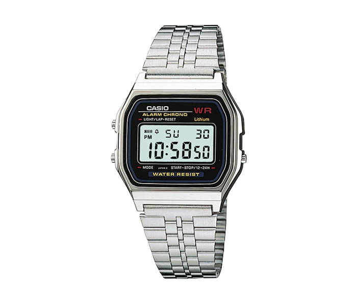 Casio A159WA-N1DF Analog Stainless Steel Wristwatch - Stainless Steel 2 in UAE