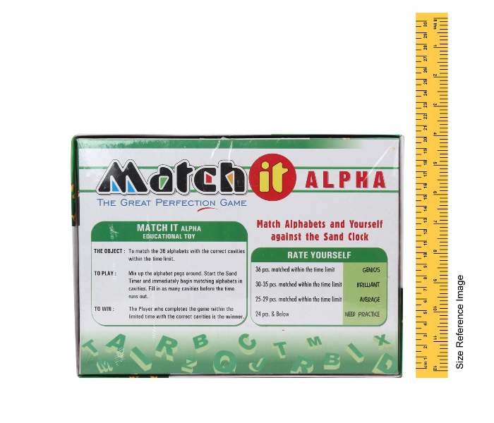 Virgo Toys Match It Alpha Numero Educational Toy 3 in UAE