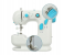Bison YFSM-306 Multifunctional Electric Sewing Machine With LED Light Foot Pedal - White 2 in OMAN