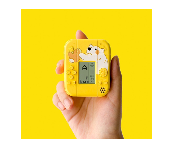 Shanshi Mini Handheld Airpods Game Box Pods Case - Bear Yellow 2 in UAE