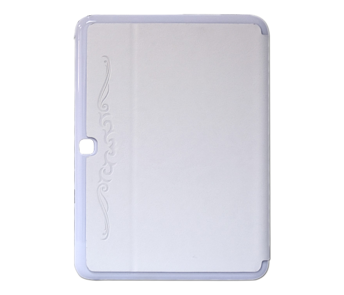 Kaku Leather Flip Case Cover For Samsung Galaxy Tab 4 T530 T531 - White 2 in UAE