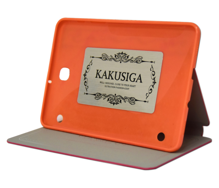 Kaku Leather Flip Case Cover For Samsung Galaxy Tab S2 T810 T811 T815 - Pink 3 in UAE