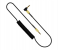 HeatZ ZX01 1 Meter 3.5 mm Stereo AUX Cable - Black and Gold 1 in UAE