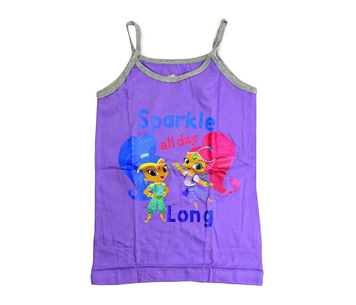 Nickelodeon SASCS1A 6 Years Vest and Short Set - Purple 3 in UAE