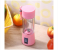 Portable Rechargeable Juice Blender with 6 Stainless Steel Blade - Pink 3 in UAE