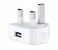 HeatZ ZA512 Single Port Fast Home Charger with Lightning Cable - White 3 in UAE