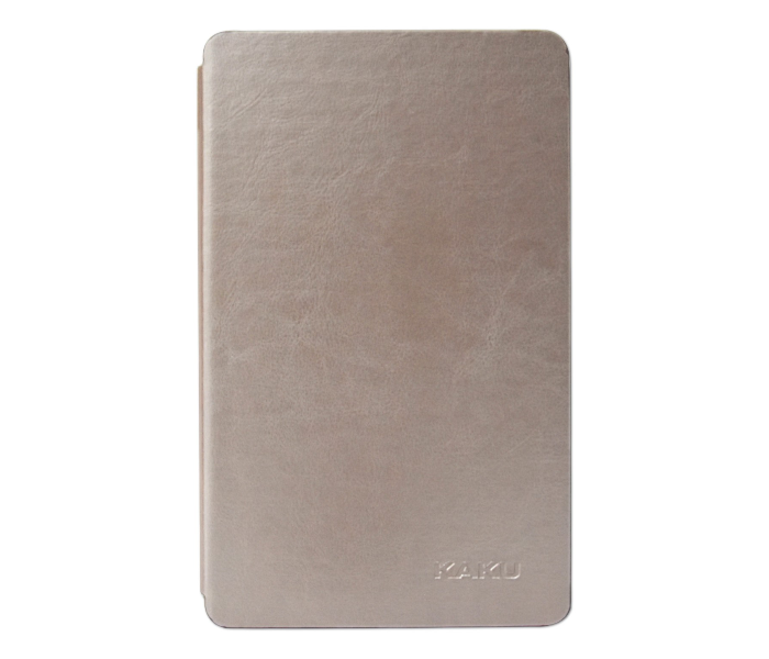 Kaku Leather Flip Case Cover For Samsung Galaxy Tab A 10.1inch T515 T510 - Beige 1 in UAE