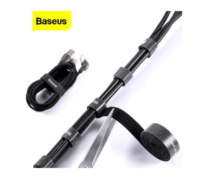 Baseus Cable Organizer Wire Winder USB Cable Management Charger Protector For iPhone Mouse Earphone Cable Winder 0.5M - Black 2 in UAE