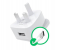 HeatZ ZAS07 Single Port Home Charger with Micro USB Cable - White 1 in UAE