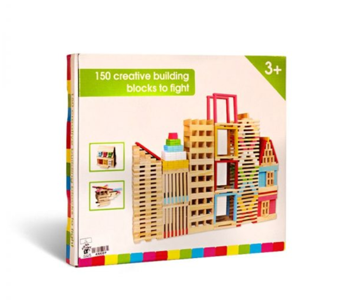 150 Creative Wooden Puzzle Building Blocks 3 in UAE