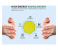 2 in 1 Out Door Camping Emergency Light - Yellow 3 in KSA