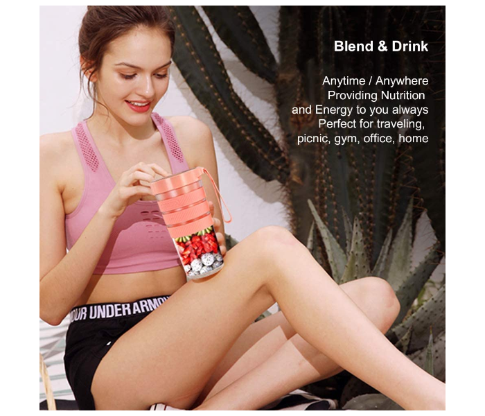 Portable Mini Smoothie Blender with Rechargeable Battery 2 in UAE