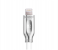 HeatZ ZCI06 2 Meter Metallic Smart Fast Lightning Cable - Silver 1 in UAE