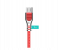 HeatZ ZCS08 1 Meter PVC Material Smart Fast Micro USB Cable - Red 1 in UAE