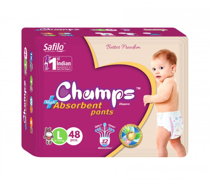 Champs Large 48 Pants Baby Diaper 1 in UAE