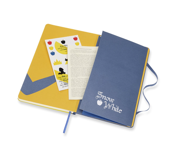 Moleskine 240 Pages Large Limited Edition Snow White Hard Cover Notebook - Blue 5 in UAE