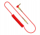 HeatZ ZX01 1 Meter 3.5 mm Stereo AUX Cable - Red 1 in UAE