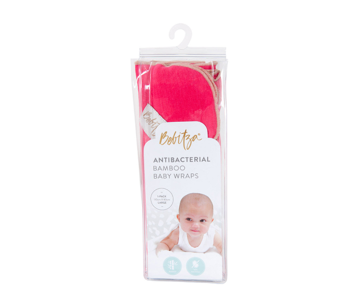 Bebitza Antibacterial Baby Wrap - Dark Pink 1 in UAE