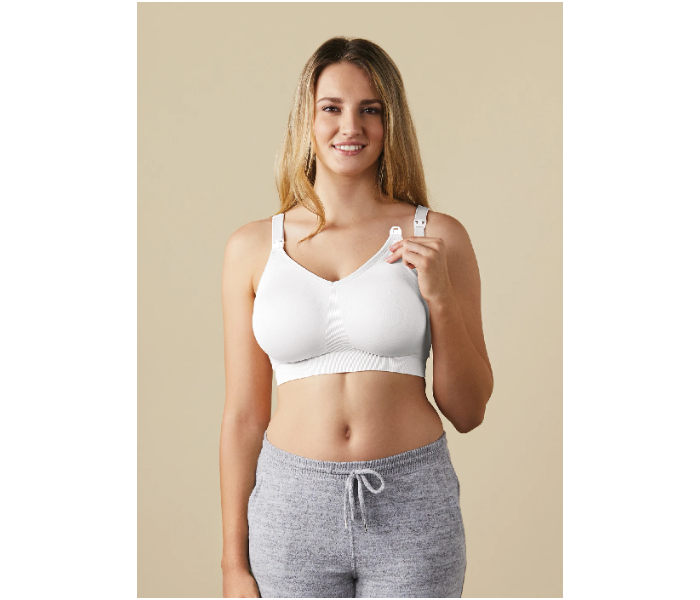 Bravado The Body Silk Seamless Nursing Bra Small - White 3 in UAE