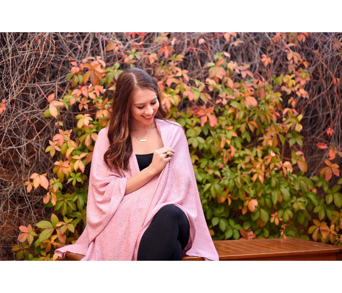 Bebitza Textured Knit Fabric - Pink 2 in UAE