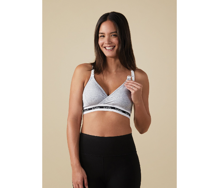 Bravado Original Nursing Bra Extra Large - Dove Heather 3 in UAE