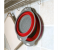Set of 2 Silicone Collapsible Strainers - Grey and Red 7 in UAE