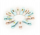 In-House CP-1507 12 Pieces Premium Quality Plastic Cloth Clips 1 in UAE