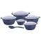 UTC Brook 10 Pieces Microwave Set and Serving Spoon - Blue-img1694708817