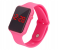 Jam Tangan LED Strap Rubber Jam Digital Unisex-Pink 1 in UAE