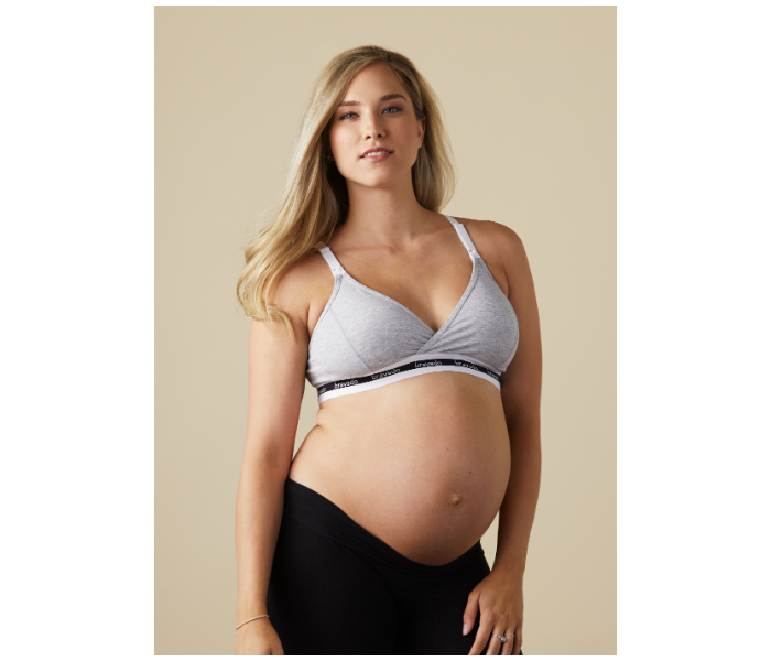 Bravado Original Nursing Bra Small - Dove Heather 4 in UAE