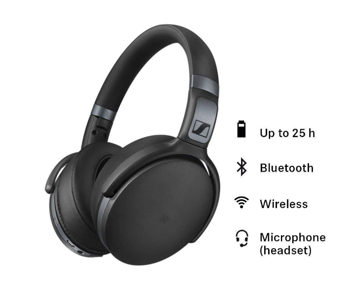 Sennheiser HD-4.40 Wireless Bluetooth Headphone - Black 3 in OMAN