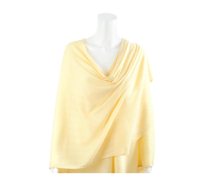 Bebitza Textured Knit Fabric - Yellow 1 in UAE