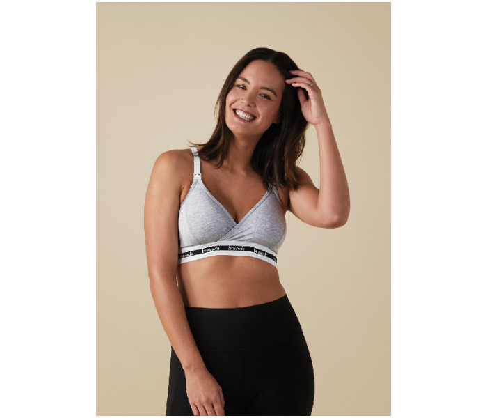 Bravado Original Nursing Bra Small - Dove Heather 1 in UAE