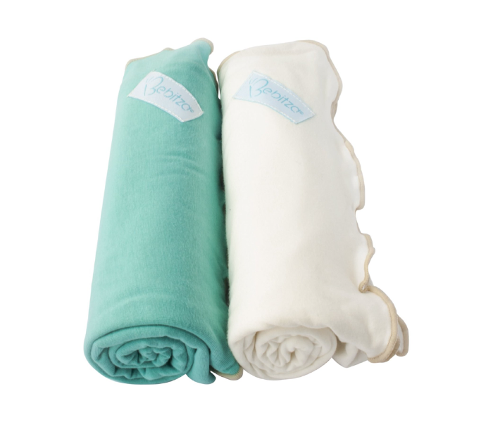 Bebitza Pack of 2 Antibacterial Baby Wraps - Green 2 in UAE