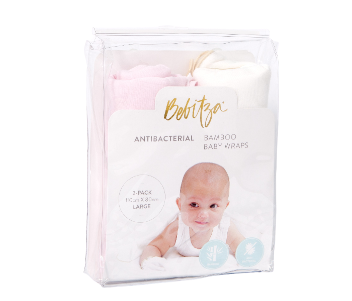 Bebitza Antibacterial Baby Wrap - Light Pink 1 in UAE