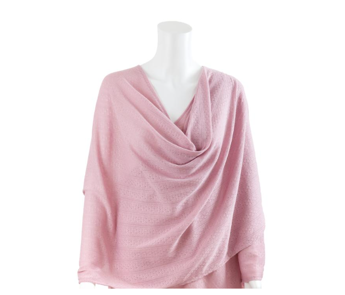 Bebitza Textured Knit Fabric - Pink 1 in UAE