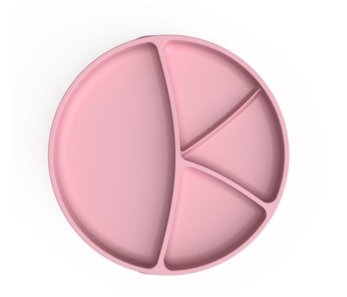 Everyday Baby Silicone Suction Plate - Rose 2 in UAE