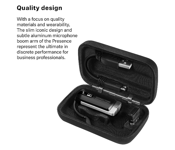 Sennheiser Presence Bluetooth Headset - Black 2 in OMAN