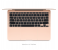Apple Macbook Air MVH52 13 inch Intel Quad Core i5 8GB RAM 512GB Storage 2020 Model English-Japanese Keyboard - Gold 2 in UAE
