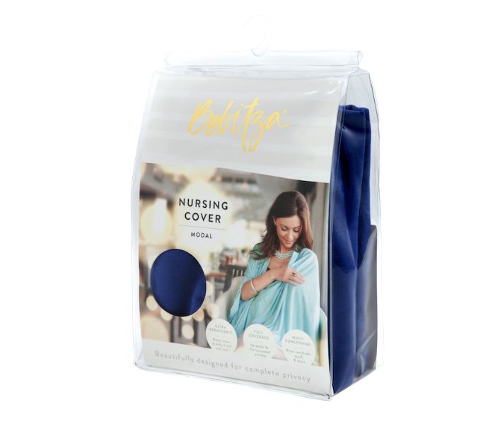 Bebitza Breastfeeding Blanket - Cobalt Blue 3 in UAE