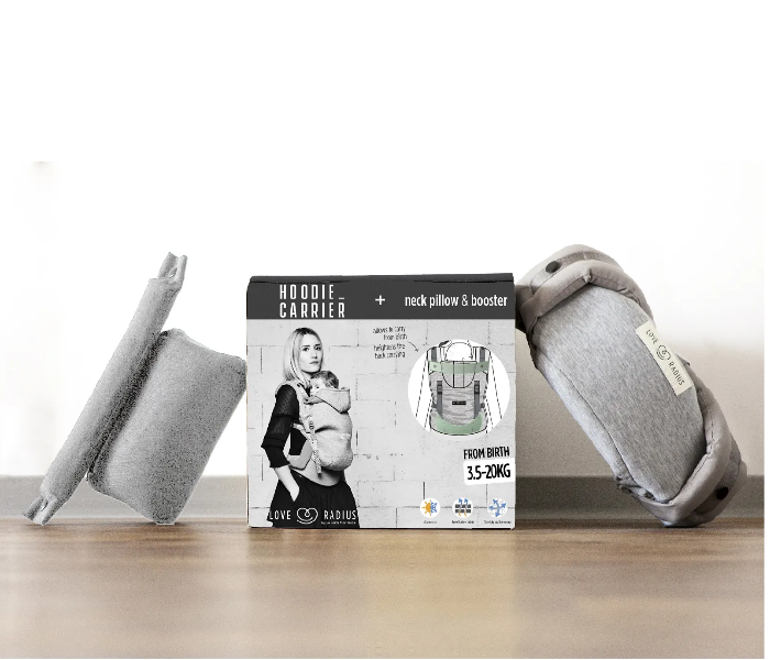 Love Radius Bundle HoodieCarrier - Athletic Grey 1 in UAE