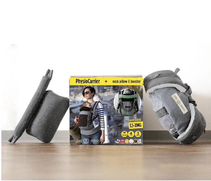 Love Radius Bundle Cotton PhysioCarrier - Grey 1 in UAE