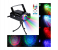 4 in 1 LED 7 Colors Sound Activated Laser Light with Remote Control - Black 1 in UAE