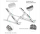 Portable Foldable Laptop Cooling Desk Holder Laptop Stand - Silver 4 in UAE