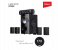 Impex HT5106 5.1 Channel Multimedia Speaker - Black 2 in OMAN